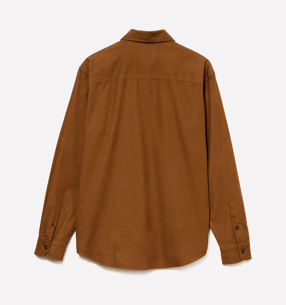 Braunes Cordhemd - regular hemden für herren - Braun | Sisley image number 2